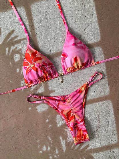 Micro Bikini Women Swimsuit Two-Piece Bathing Suit Woman Swimwear 2026 Sexy Leopard Push Up Thong Bikinis Sets Beachwear Summer