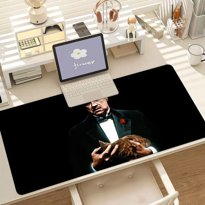 Movie The G-godfather Mouse Pad Anti Slip Rubber Edge Locked Thickened Laptop Gaming Desk Mat