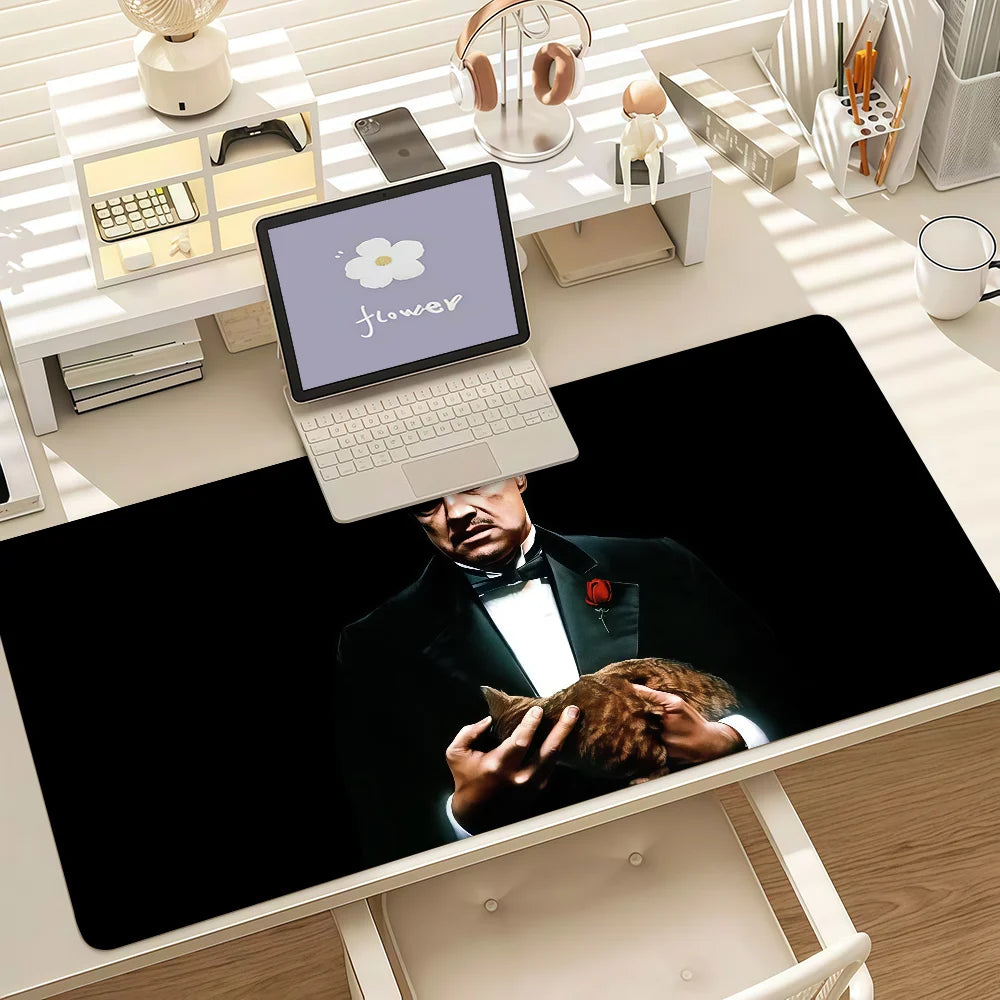Movie The G-godfather Mouse Pad Anti Slip Rubber Edge Locked Thickened Laptop Gaming Desk Mat