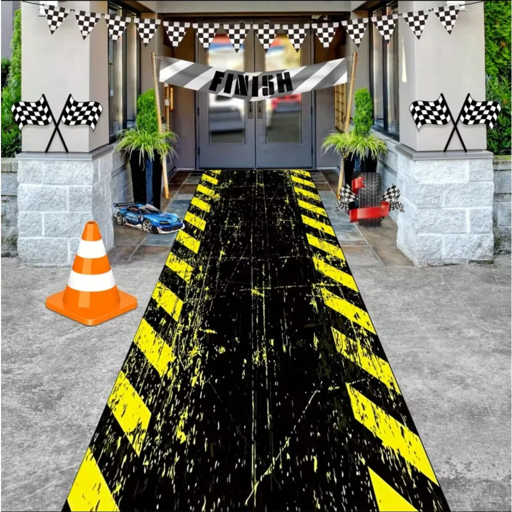 Funny Motorcycle Mat and Carpet Anti Slip Easy Clean Durable Carpet Perfect for Home Kitchen Corridor or Vacation Rugs Carpet