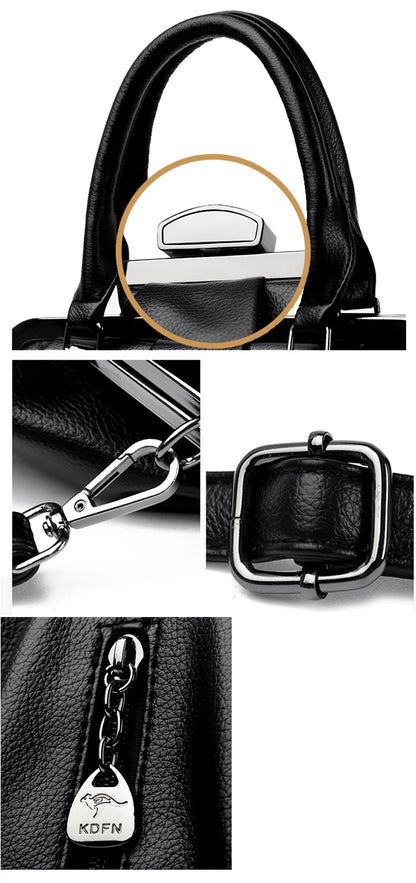Brand Luxury Handbags Women Bags Designer Real Leather Handbag Leisure Crossbody Bags for Women New Lady Shoulder Bag Tote Bolsa