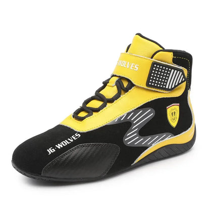 Car Motorcycle Racing Club Exercise Shoes Unisex Karting Shoes Hot High Quality Waterproof Go Karting Boots FIA Approved 35-45