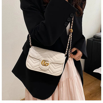 2026 Light Luxury Fashion Women'S  Shoulder Crossbody Bag Niche New Underarm Bag Fashionable Chain Bag Handbag Bag For Women
