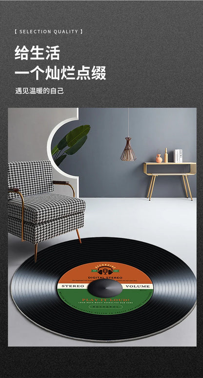 Round game machine rug living room bedroom computer chair floor mat hanging basket mat gaming video game room decorative carpet