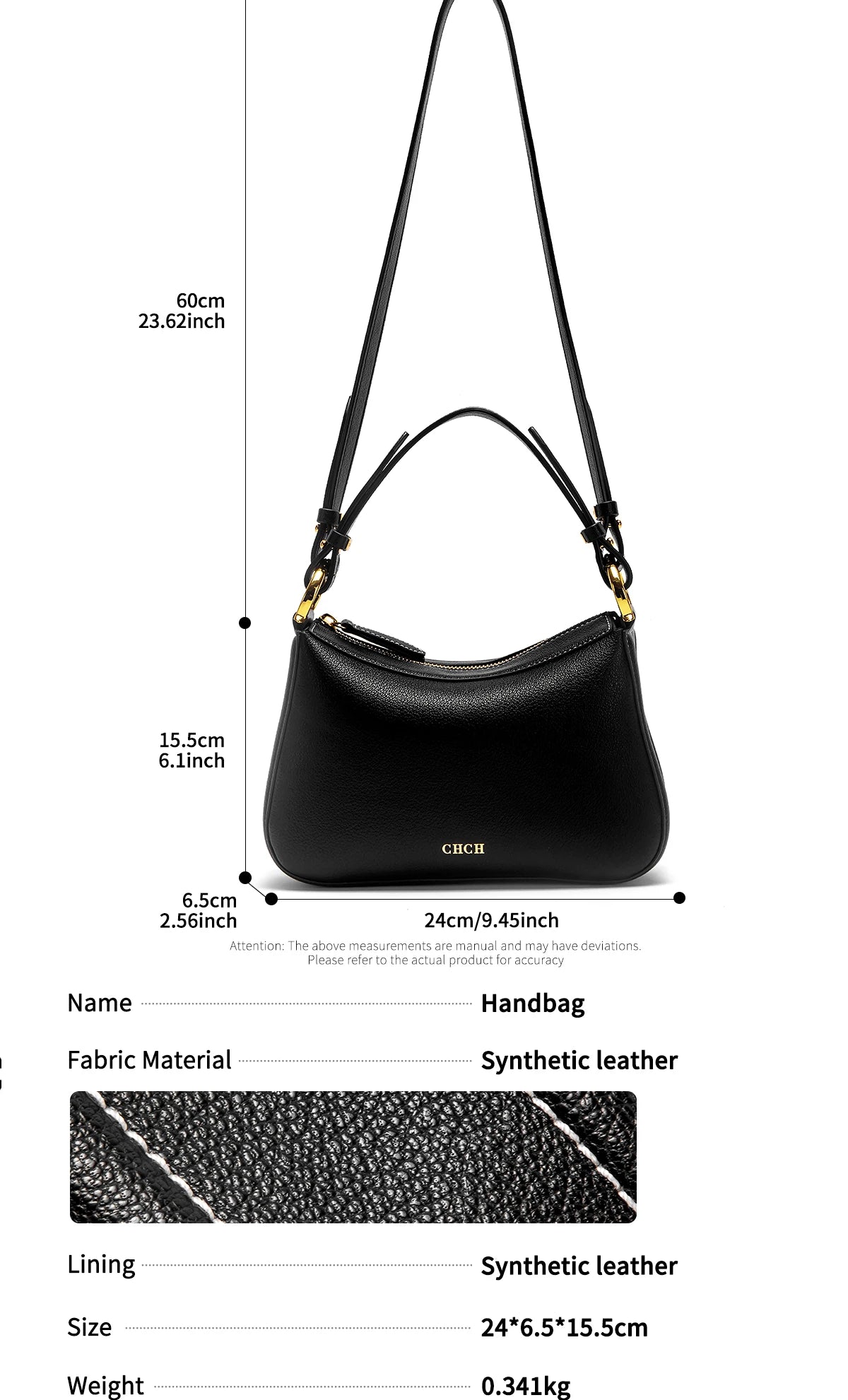 CHCH Hobo Bags for Women Top Handle Satchel Shoulder Purse Handbag