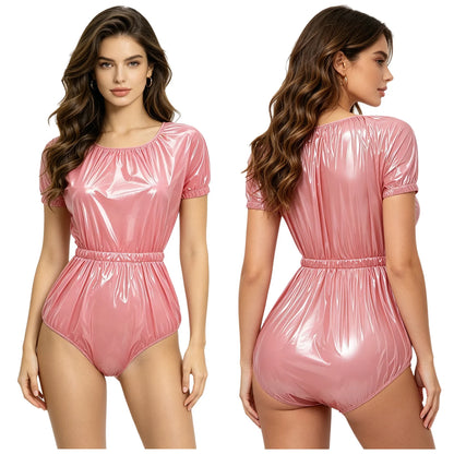 Women Men Washable Diaper Cover Sleeveless Waterproof Bodysuit Swimwear Clubwear Elderly Alzheimer Bedridden Adaptive Clothing