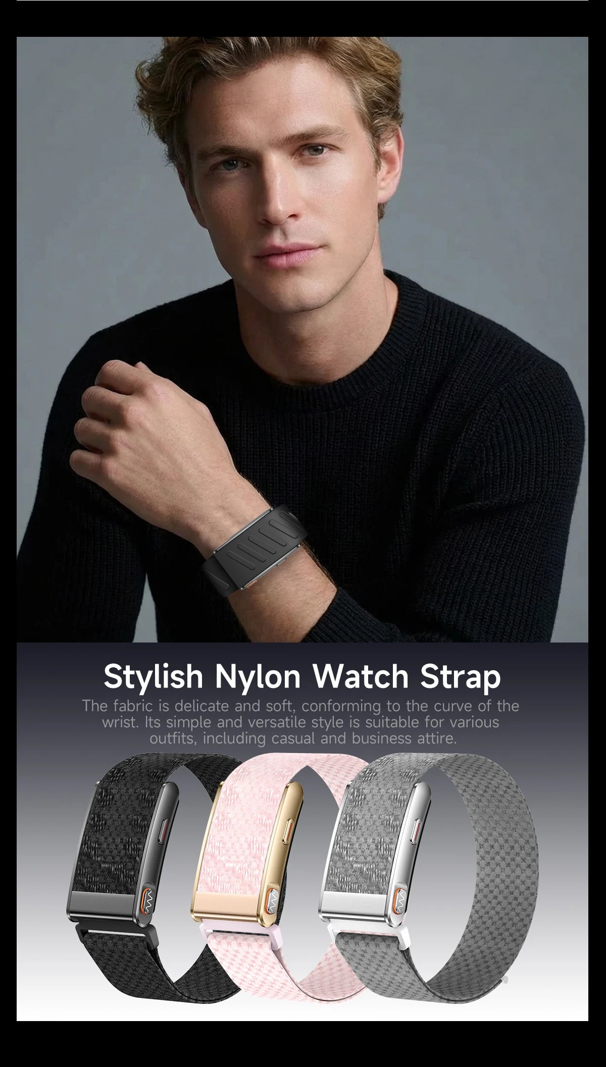 2026New Sport Fitness Tracker Smart Band Blood Oxygen Pressure Uric Acid Blood Lipid ECG Waterproof Smart Bracelet For Men Women