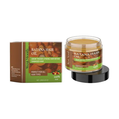 Batana Hair Oil Nourishing Repairing Damaged Hair Reduce Hair Breakage Strengthen Hair Roots Restore Natural Luster
