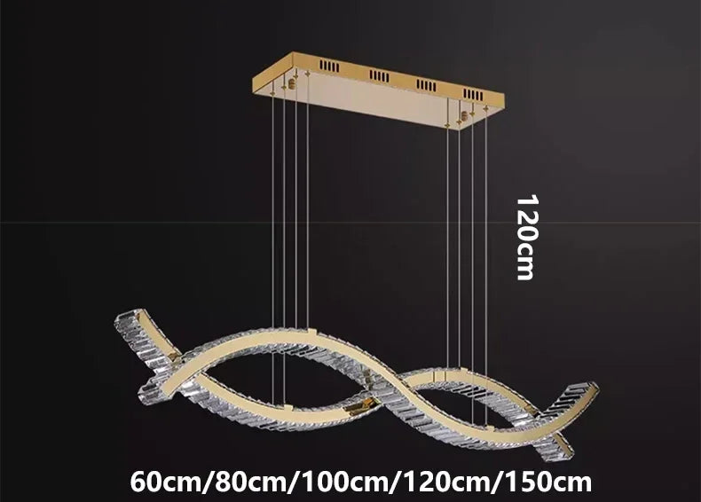 home decorationPendant lights, luxury crystal living room chandelier, dining room Pendant lamp, ceiling light, indoor lighting
