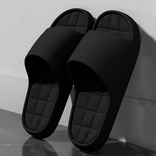 Man Fashion Slippers Solid Beach Sandals Summer Non Slip Lightweight Soft Unisex Slides Women Outdoor Indoor House Shoes