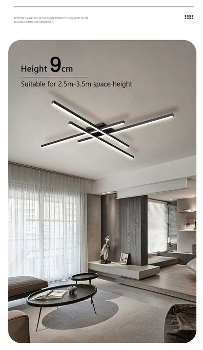 Ceiling light simple modern bedroom  atmosphere duplex villa hall Nordic lamps minimalist living room lamp room ceiling lights