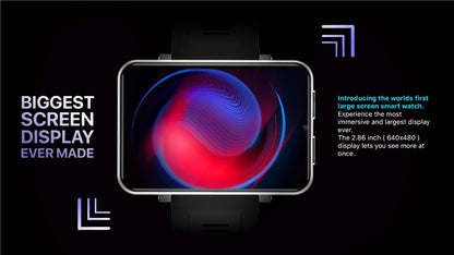 New DM100 4G Smart Watch 2.86" HD Touch Screen MTK6739 Quad Core 32GB+2700mAh Dual Camera GPS Bluetooth Waterproof Smartwatch