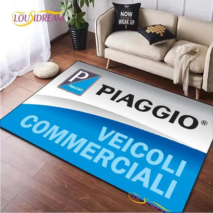 Modern Fashion Piaggios Moto Carpet for Living Room Bedroom Sofa Area Rug decor Kitchen un-slip floor Mat Alfombra birthday gift
