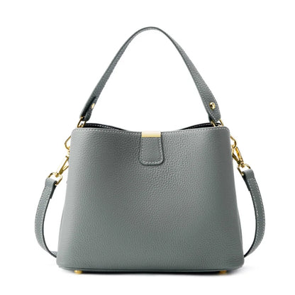 Genuine Leather Women's Bag Luxury Designer Shoulder Bag Large Capacity Cowhide Handbags High Quality Women Crossbody Bags