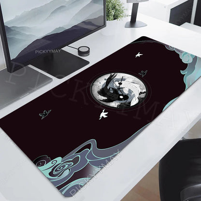 Mouse Pads Chinese Style Art Table Mats Computer Mousepad Company Big Desk Pad 120x55cm Large Gamer Mousepads Mouse Mat