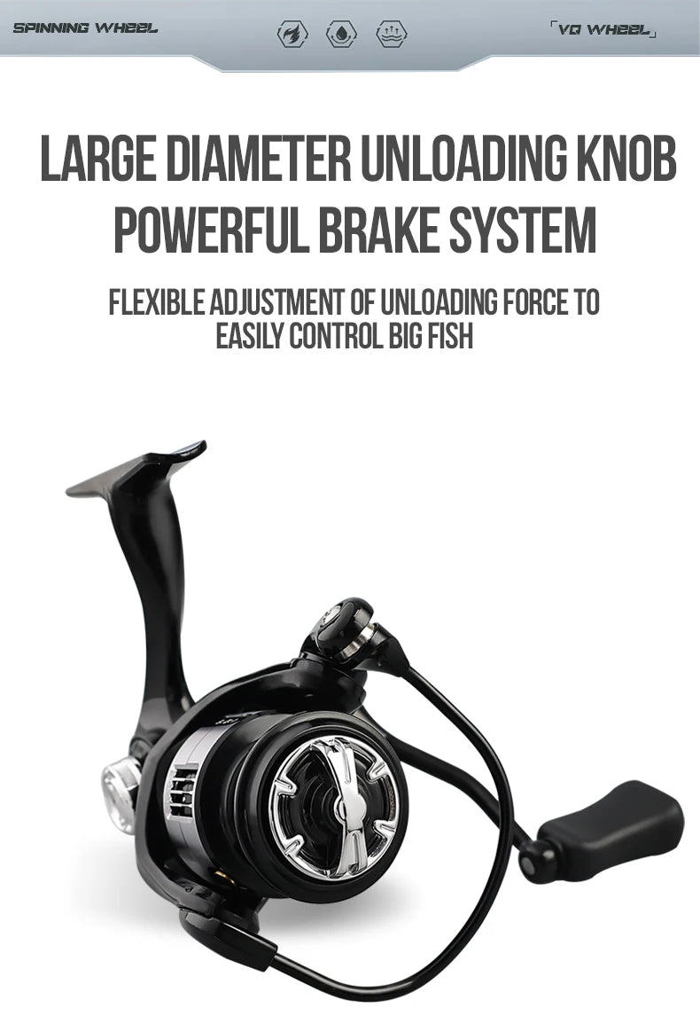 TAIYU High Quality Lightweight Spinning Fishing Reel 13+1 Bearing 5.2:1 Speed Ratio Universal Spinning Reel For All Water Areas
