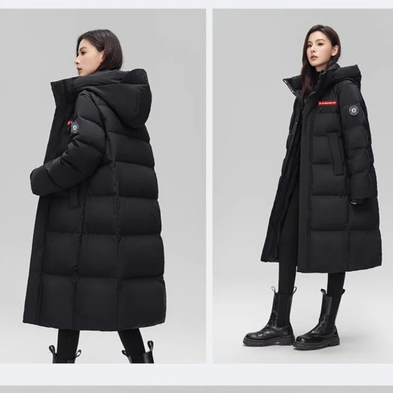 Winter Women's Cold Coat Parkas Super Hot Coats Jackets Hooded Long Padded Jacket Cheap Wholesale Women Clothing Korean Fashion
