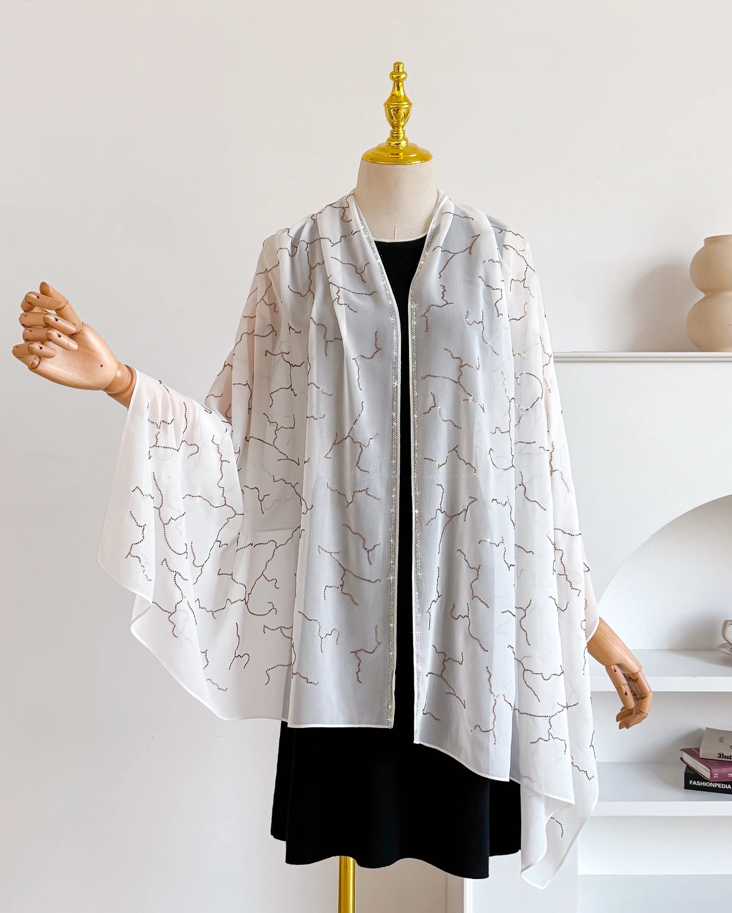Spring Summer Chiffon Outer Wear Sunscreen Shawl Women Sun Clothing Sun Protection Air-Conditioning Cloak Lace Thin Scarf