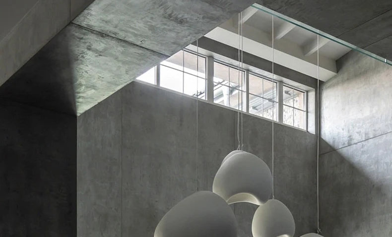 Nordic Wabi Sabi Pendant Lamps Dining Room Lighting Modern Living Room Bedroom LED Ceiling Chandelier Loft Lustre Hanging Lights