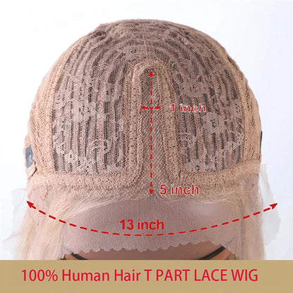 Debut Blonde Straight Lace Front Wigs 13x6x1 Lace Part Human Hair Wig For Women Transparent Lace Highlight Colored Remy Hair
