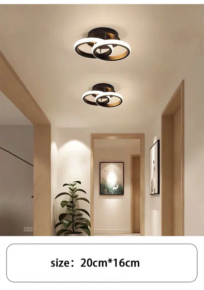 LED Strip Aisle Ceiling Lights Modern Minimalist Living Room Lamps For Balcony Entrance Staircase Home Decor corridor lamp