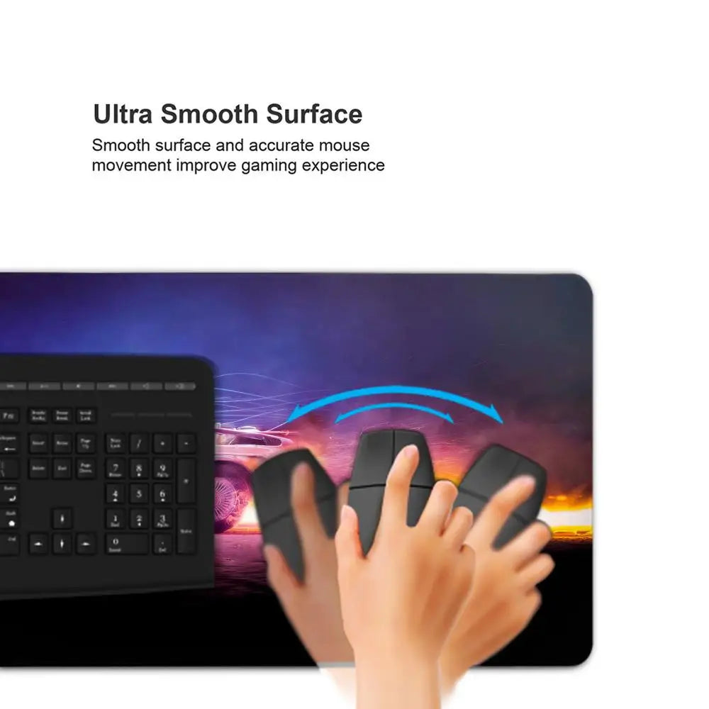Come Back To The Future Mouse Pad Tablet Laptop xl desktop mouse mat cute HD printing Gaming keyboard pad Player 90x40 cm