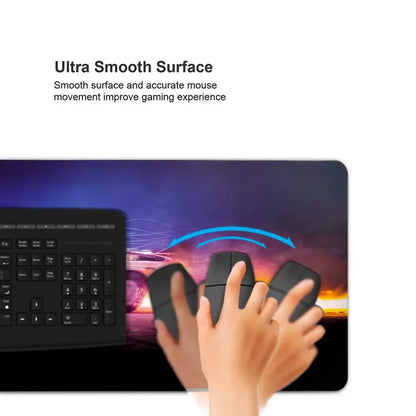 Come Back To The Future Mouse Pad Tablet Laptop xl desktop mouse mat cute HD printing Gaming keyboard pad Player 90x40 cm