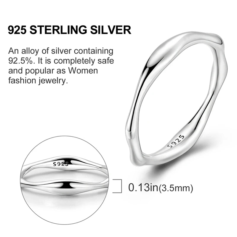 2026 New 925 Sterling Silver Rings Zircon Sparkling CZ Rings Rings For Women Original Wedding Fine Jewelry Accessories Gifts