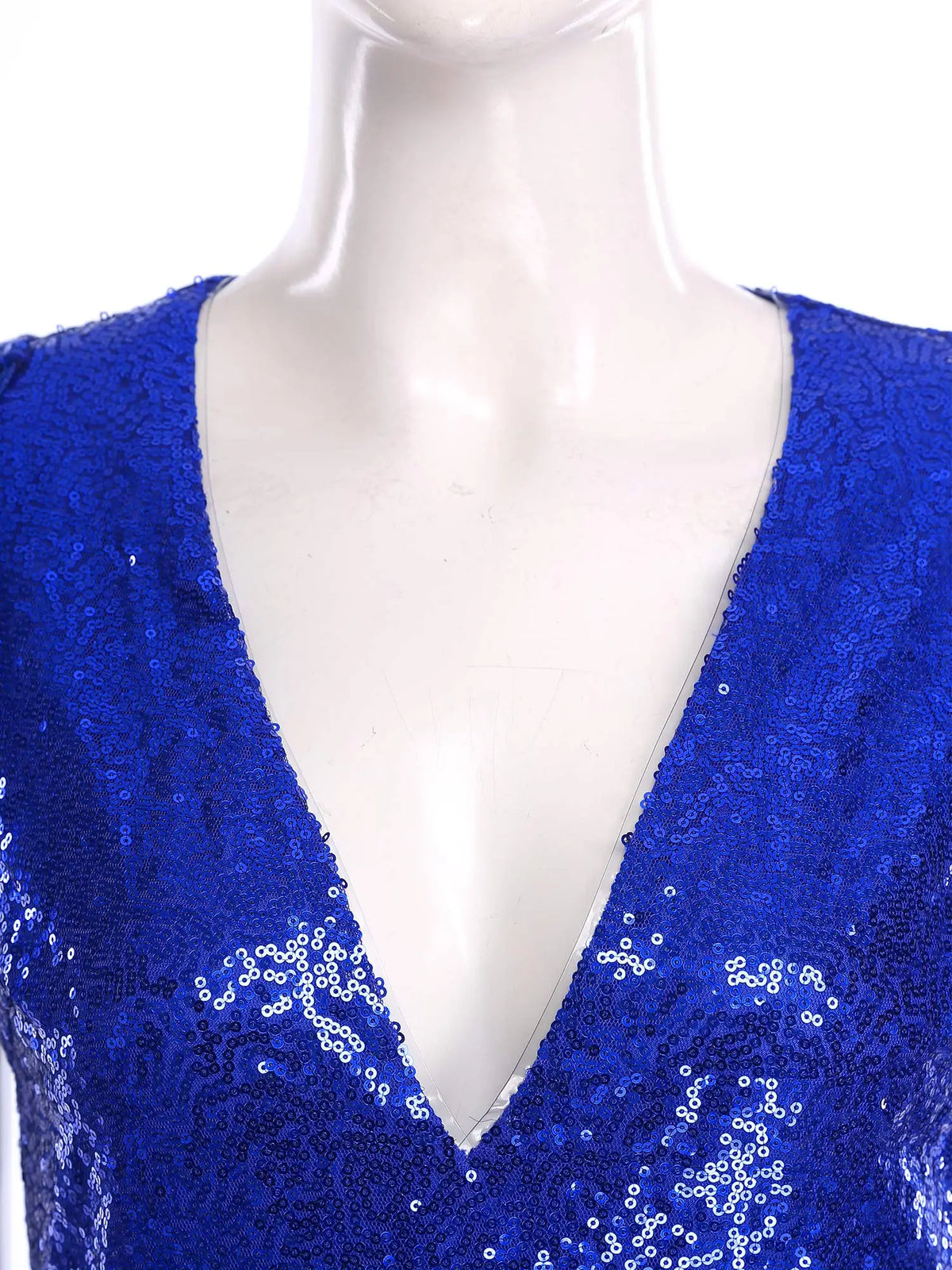 Women Hot V-neck Sequined Tassels Party Jumpsuits Fashion Romper Sparkly with Belt Music Festival Rave Disco Clubbing Costume