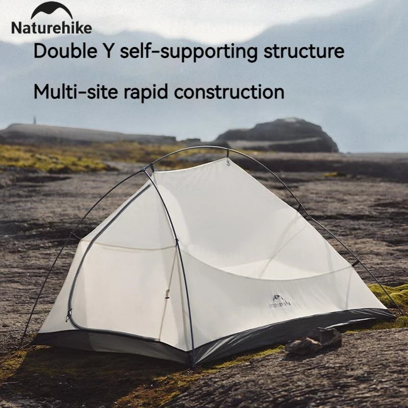 Naturehike Cloud Up Pro Tent Ultralight 1.36kg 1-2 Person 20D Waterproof Three Seasons for Camping Outdoor Hiking Backpack Tent