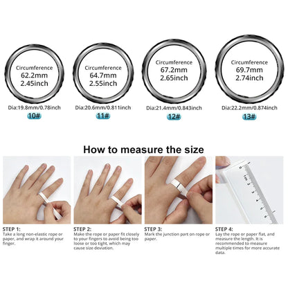 COLMI R11 Ceramic Smart Ring for Men, Fidget Spinner Anxiety Relieve Ring with Charging Case, Health Monitor, 5ATM Waterproof