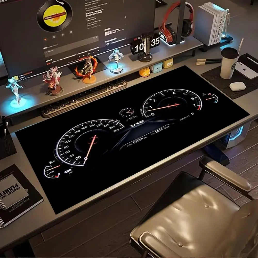 XXL Car Dashboard Mouse Pad Large Computer Office Game Table Mats  Rubber Anti-slip Gaming Keyboard Mousepads Long Desk Pads