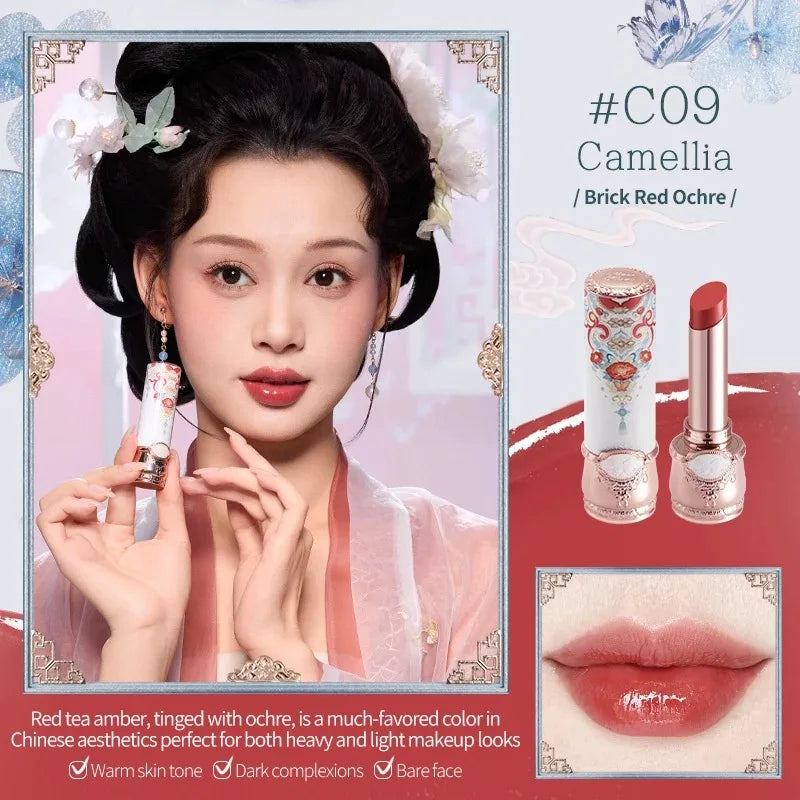 Flower Knows All In One Makeup Set Gift Box Garden Cushion Cream Foundation Matte Blush Long Lasting Velvet Lip Cream With Bag