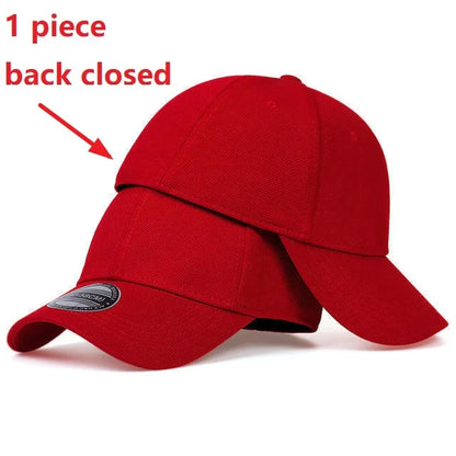 Back Closed Baseball Caps Full Closure Snapback Hats Hip Hop Hat for Men Women58-60cm Dad Hats Cap Kids Adults