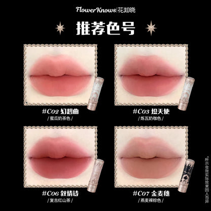 Flower Knowledge Swan Ballet Eyeshadow Lip Glaze Angel Lipstick Midsummer Night Blush Grooming Plate Set