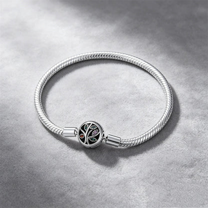 2026 Hot Selling 925 Silver Heart Shaped Buckle Snake Chain Sparkling Zircon Original Bracelet Women Fashionable Luxury Jewelry