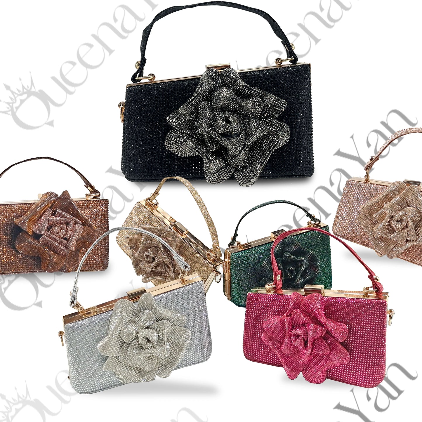 2026 Large Flower Design Shoes & Bag Nigerian Coffee Color Women's Stiletto Shoes For Special Good Time INS Style
