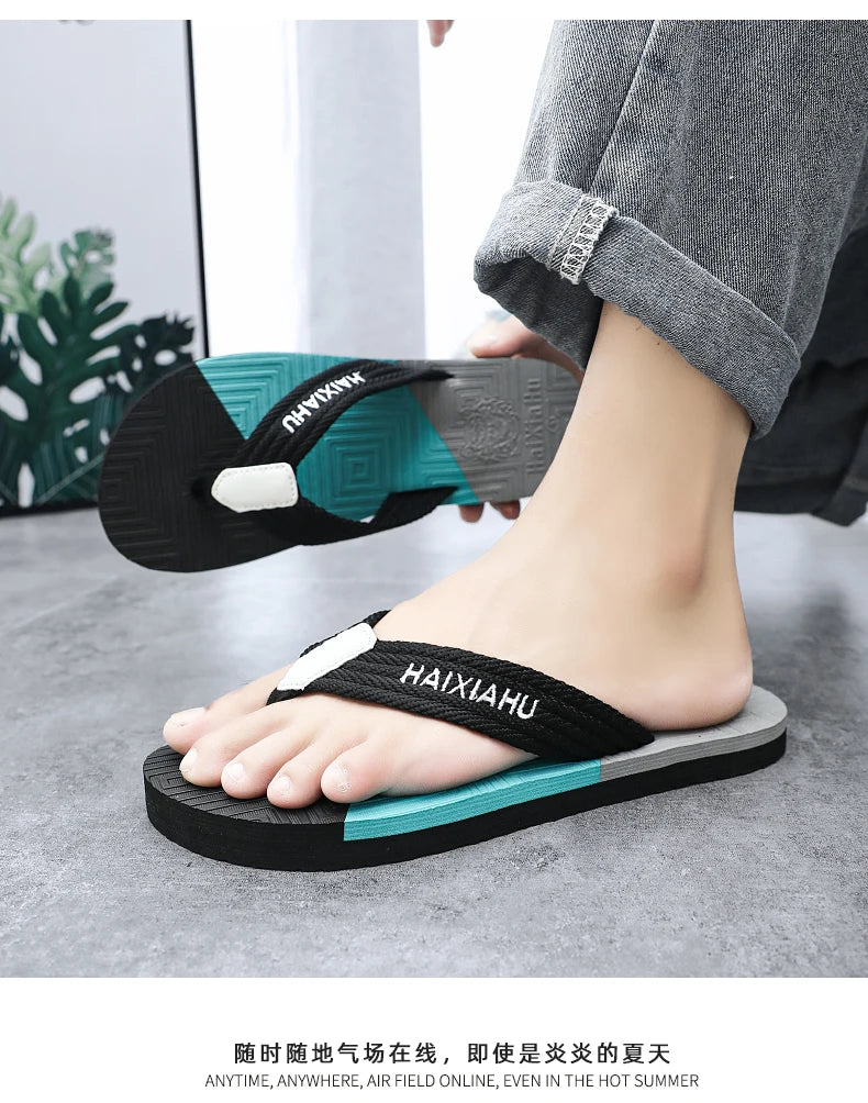 Men's Summer Flip Flops EVA Non Slip Slippers Soft High Quality Sandals Beach Indoor Slides Ultralight Fashion Orginal Shoes