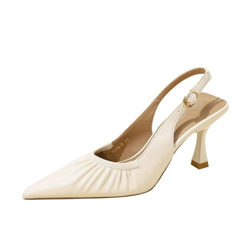 Sexy High Heels Sandals Women Pointed Toe Heels Shoes Dress Fashion Slippers New Pumps Elegant Party Luxury Mujer Zapatos