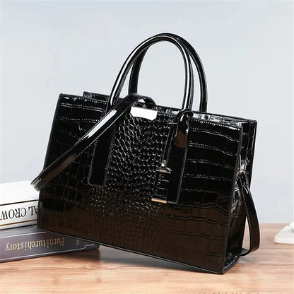 Genuine Soft Pu Leather Handbags for Women Vintage Shoulder Tote Bag Luxury Designer Ladies Large Capacity Purse Bags Sac A Main