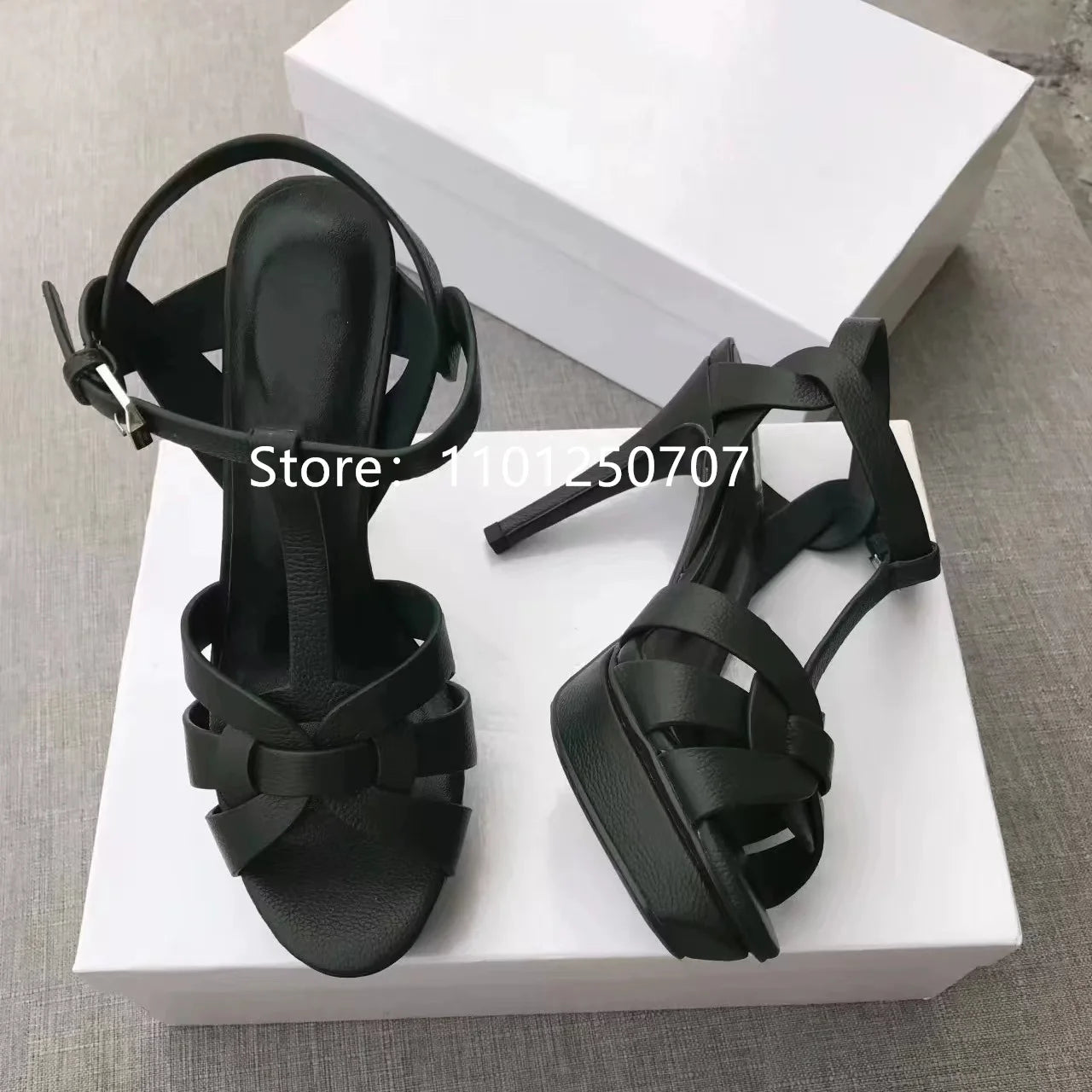 Luxury Style Women Sandals Summer Platform Women High Heels 14CM Open Toe Spike Heels Dressing Shoes Brand