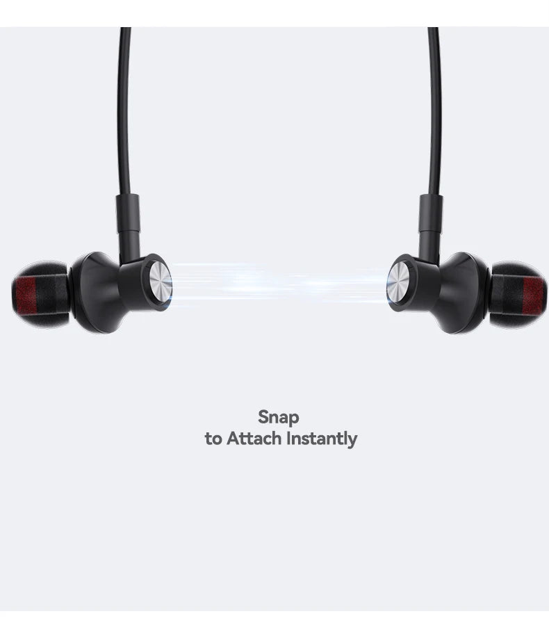 Acer OHR635 Neckband Bluetooth Headphones 40H Playtime Digital Display Wireless 6.0 Earphones with Mic