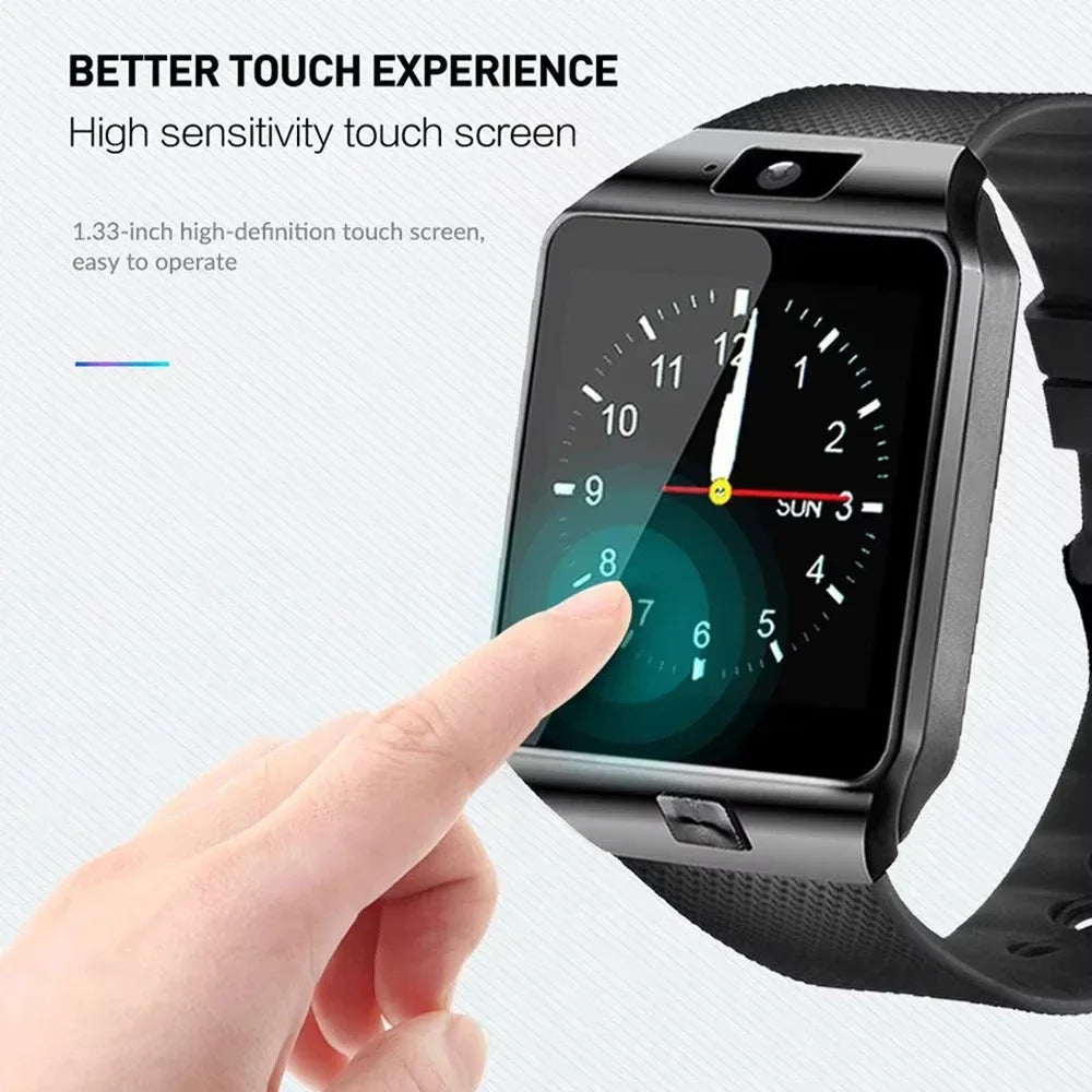 VIVO Digital Touch Screen Smart Watch DZ09 Bracelet Camera Bluetooth Waterproof Wrist Watch SIM Card Phone Intelligent Fitness
