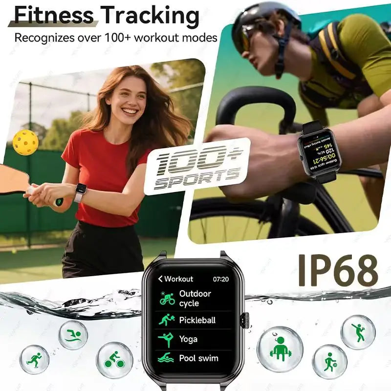 2026 new ultra-thin outdoor sports smartwatch, wirelesscommunication,suitable for men's and women'ssports,stepcounting,best gift