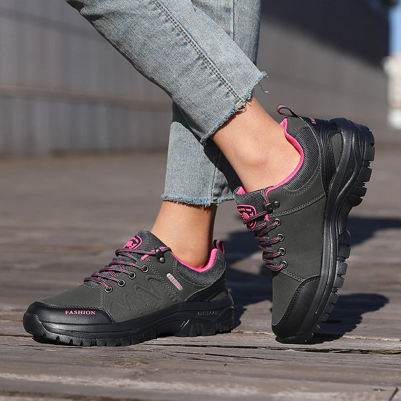 Outdoor Hiking Shoes for Women Anti Slip Comfortable Lightweight Luxury Brand Waterproof Platform Trekking New Women's Sneakers