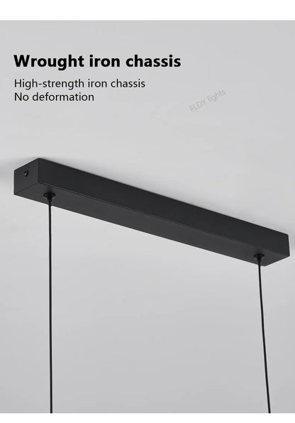 LED Chandelier Pendant lights restaurant lights Nordic modern minimalist office long bar dining room chandeliers kitchen lamps