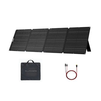 ALLPOWERS R1500 LITE Portable Power Station with Solar Panel 100W 200W 1056Wh LiFePO4 Battery Solar Generator for Outdoor RV