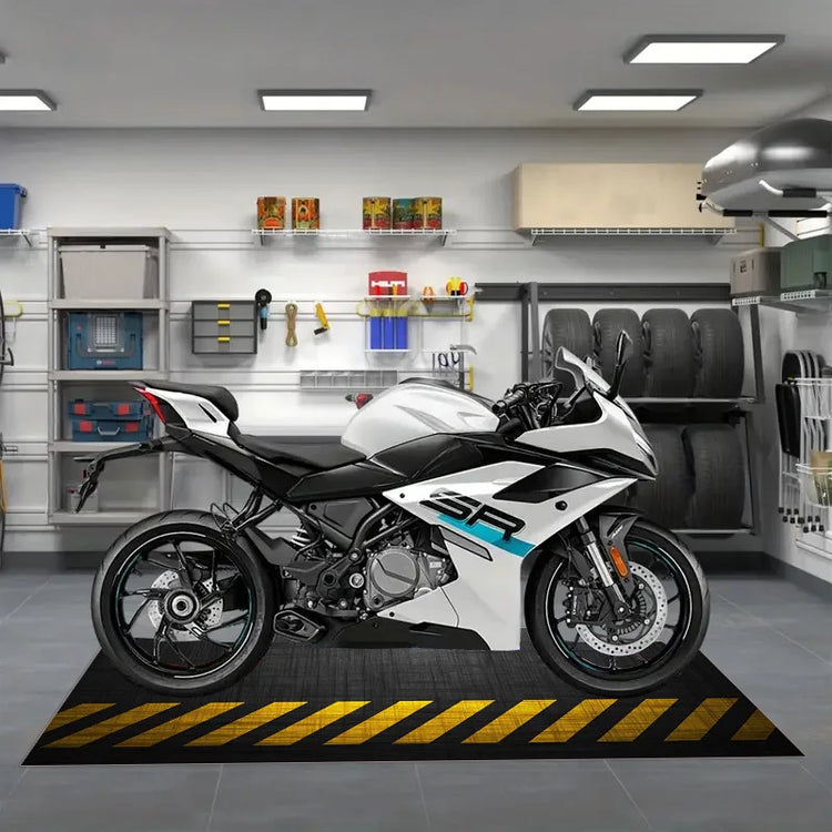 VIKAMA Cool Motorcycle Display Mat Non-Slip And Wear-Resistant Garage Mat Corridor Bedroom Bedside Blanket Home Decoration