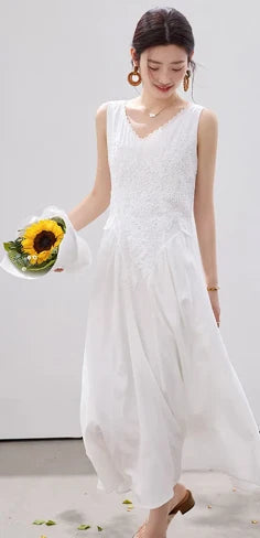 VIMLY Women's Vest 2026 Summer Casual Yellow Floral Embroidery Stand Collar New Chinese Style Sleeveless Jacket Ladies A5251
