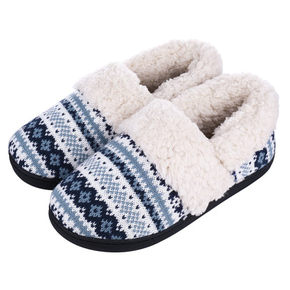 Comwarm Winter Warm Cotton Slippers For Women Men Flats Soft Non-slip Fluffy Shoes Design Slides Couple Indoor House Slippers